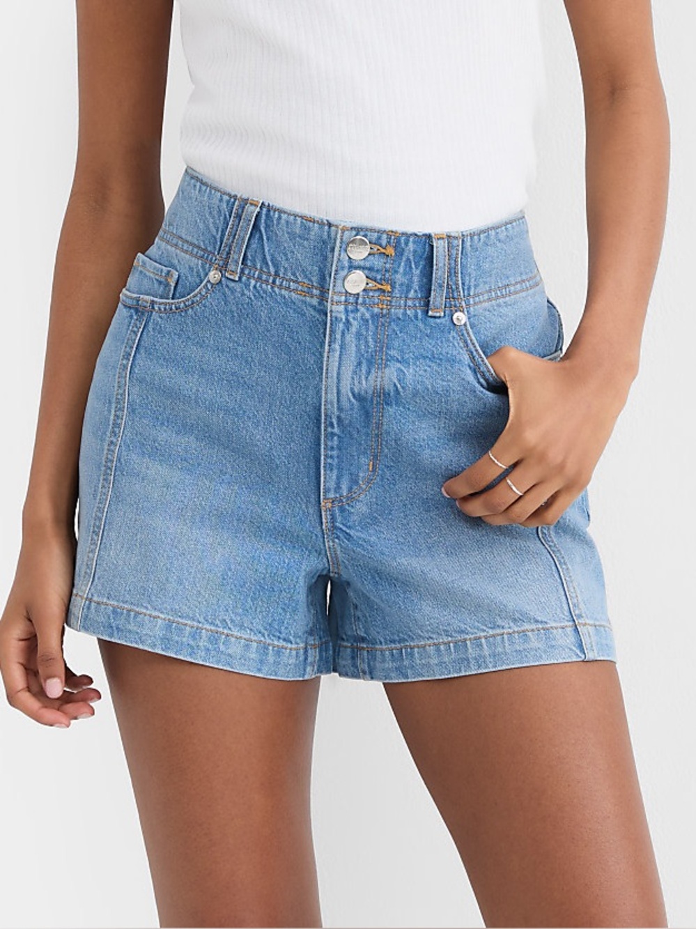 LOFT Rivete Petite High-Rise Blue Denim Jeans NEW! NEVER WORN!